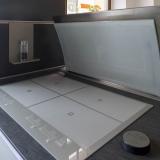 Tischl&uuml;fter Fa. Gutmann Modell "Futura" mit Induktionskochfeld Fa. K&uuml;ppersbusch